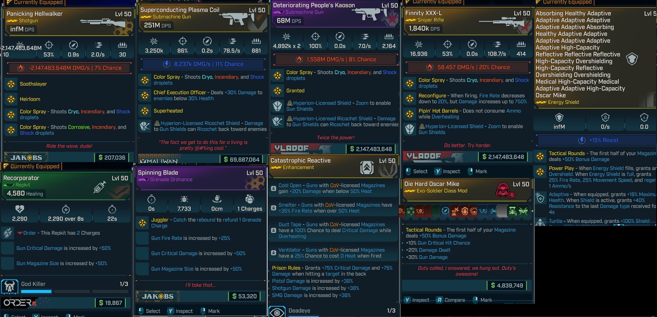 Borderlands 4 - Any-Class Modded Build - Weapons and Shield Set