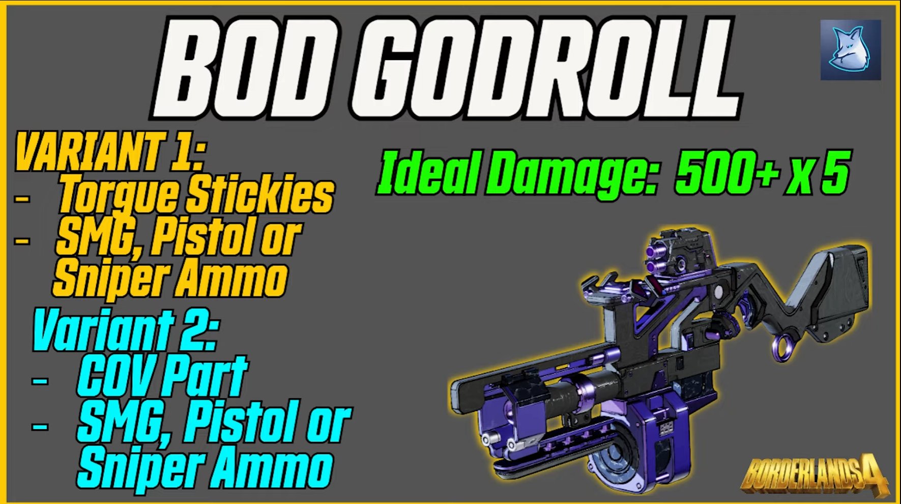 Borderlands 4 - Bod Shotguns - Two Perfect-Roll Variants