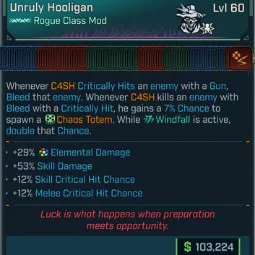⭐[MODDED] L60 ROGUE (C4SH) ALL IN ONE CLASS MOD - MAX ALL C4SH SKILLS - OVER 30 MODDED PERKS AND STATS⭐