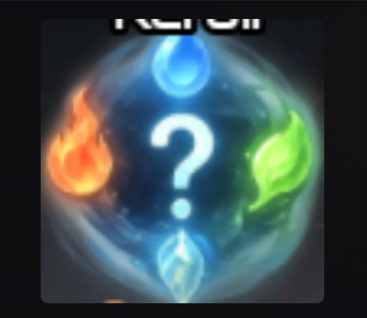 Broken Blade>Reroll>Element Reroll x 200