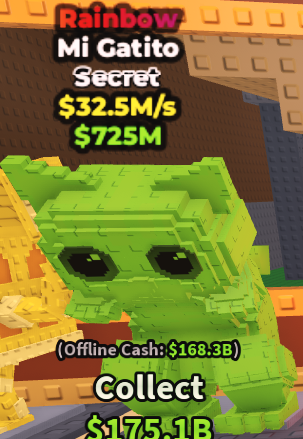 ✨ 32.5M/s 🌈 Rainbow Mi Gatito Secret | Steal A Brainrot ⚡ FAST DELIVERY⚡