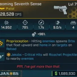 ⭐[GOD ROLL] L70 SEVENTH SENSE - SEE IMAGE FOR STATS⭐