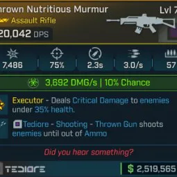 ⭐[GOD ROLL] L70 MURMUR - ONE ELEMENT OF YOUR CHOICE - SEE IMAGES⭐