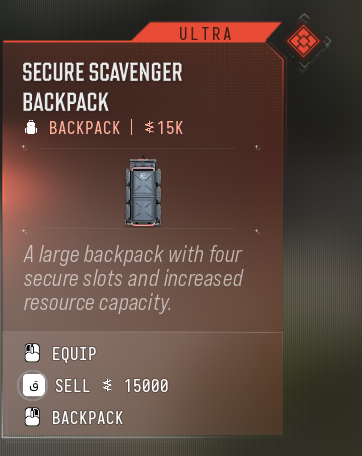 🔥 DMZ MW4🔥 Secure Scavenger Backpack