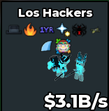 Los Hackers Cyber 3.1B 1Year trait
