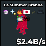 La Summer Rainbow 2.4B/s Japan Trait