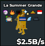 La Summer Grande Gold 2.5B