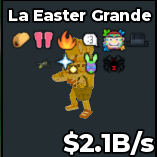 La Easter Grande 2.1B Bunny trait