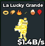 La Lucky Grande Divine Halo, Granny, Red Balloon trait