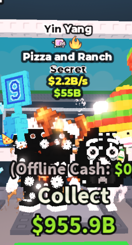YIN YANG PIZZA AND RANCH 2.2B/S (NYAN, FIRE) #A9VK5M