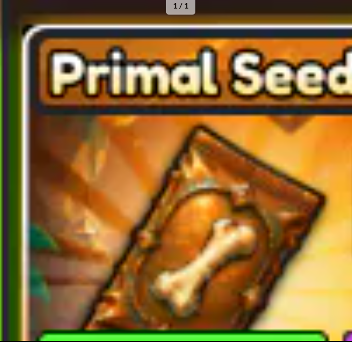 Build a Ring Farm - x1 Primal Seed Pack [179R]