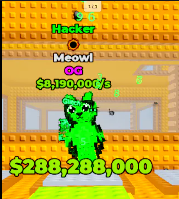 Break a Lucky Block | Hacker Meowl | 8.1m/s | FAST DELIVERY 🚚