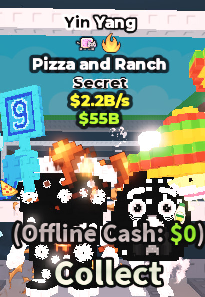 YIN YANG PIZZA AND RANCH 2.2B/S (NYAN, FIRE) #A9VK5M