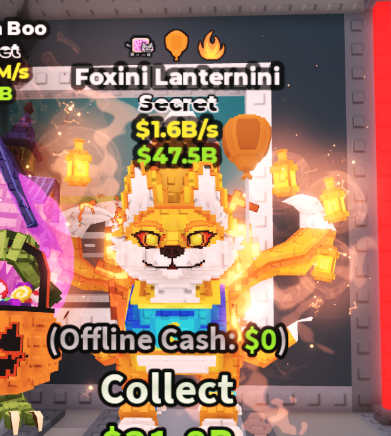FOXINI LANTERNINI 1.6B/S (NYAN, ORANGE BALLOON, FIRE) #R9XM6K