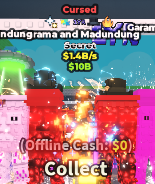 CURSED GARAMA AND MADUNDUNG 1.4B/S (COMET, GLITCH, 1YR, MATTEO, FIRE) #E3QF6P