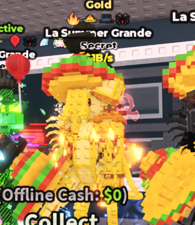 GOLD LA SUMMER GRANDE 1B/S (FIRE, SOMBRERO, MATTEO, SPIDER) #B8TK5M