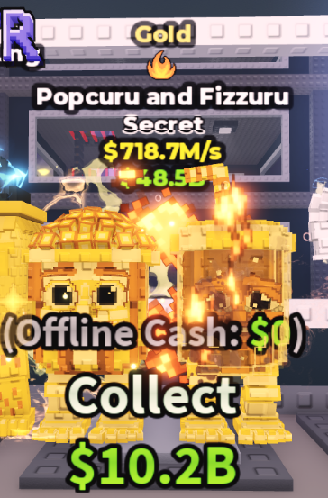 GOLD POPCURU AND FIZZURU 718.7M/S (FIRE) #M9QK3P