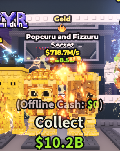 GOLD POPCURU AND FIZZURU 718.7M/S (FIRE) #M9QK3P