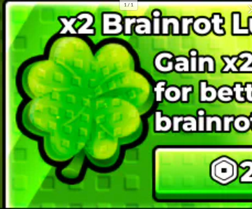 x2 Brainrot Luck=225R