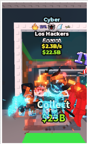 CYBER LOS HACKERS 2.3B/S (FIRE, 1YR,SPIDER,SHARK)