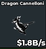 BS16361 Dragon Cannelloni Yin Yang 1.8B/s