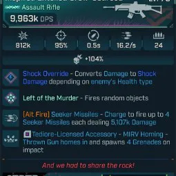 ⭐[MODDED] L70 CROW-SOURCED (SHOCK) - 9,963K DPS - 95% ACCURACY - 16.2/s FIRE RATE - 0.5s RELOAD⭐