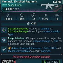 ⭐[GOD ROLL] L70 PACHONK - ONE ELEMENT CONVERT OF YOUR CHOICE - SEE IMAGES⭐
