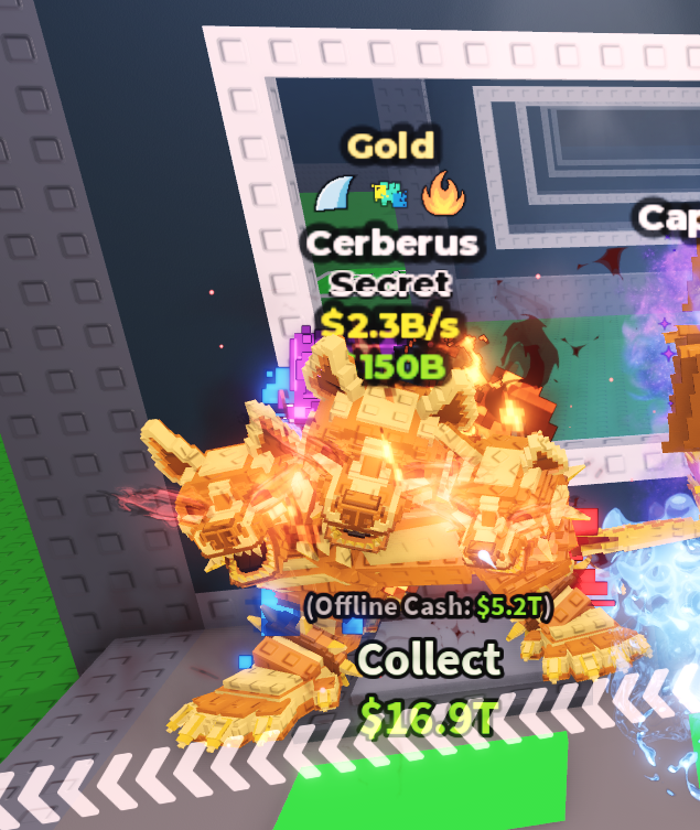 Gold Cerberus 2.2B/s no taco