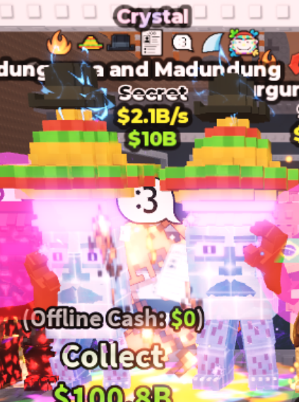CRYSTAL GARAMA AND MADUNDUNG 2.1B/S ( ) #K4QW9P