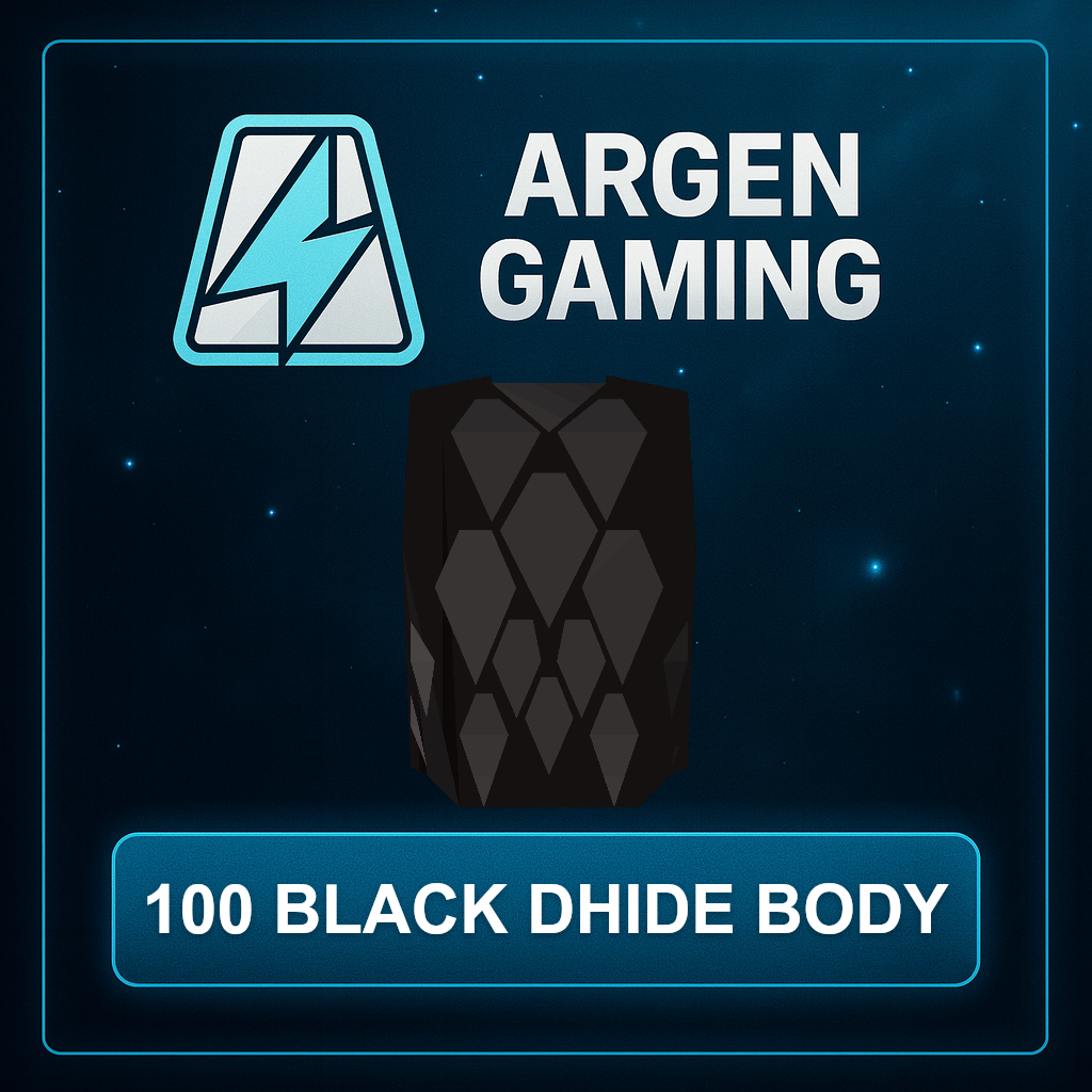 100 Black Dhide Body