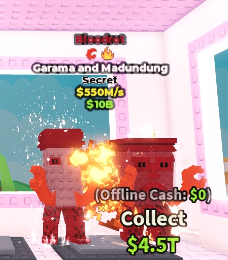 FAST RESPONSE | Bloodrot Garama and Madundung $550M/s ( Claws Fire Traits ) | 1000% SAFE 🔒 #5882