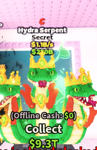 FAST RESPONSE | Hydra Serpent $1.1B/s ( Claws Trait ) | 1000% SAFE 🔒 #5885