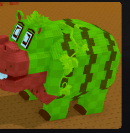 Big Melon Hippo ! Cheapest ! + Free pet after review! Rush Sale!