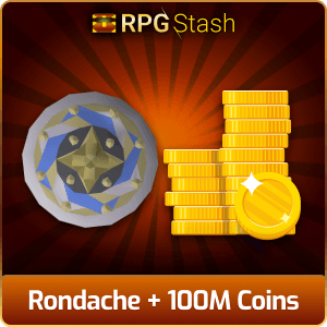Rondache + 100M Coins [💯1500+ High TLv Acc Trade⚖️] [OSRS] 🏆Trusted Seller✔️
