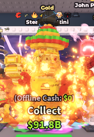 GOLD STEAKINI FATTINI 1.8B/S (BURGER, CLAW, EXPLOSIVE, FIRE, SOMBRERO, SPIDER, MATTEO) #Q5TC8N