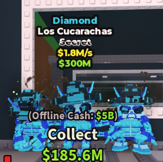 DIAMOND LOS CUCARACHAS 1.8M/S – STEAL A BRAINROT – FAST DELIVERY & TRUSTED #T9WM4K