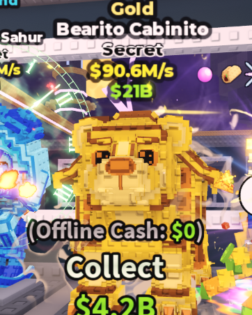 GOLD BEARITO CABINITO 90.6M/S #D7TN3M