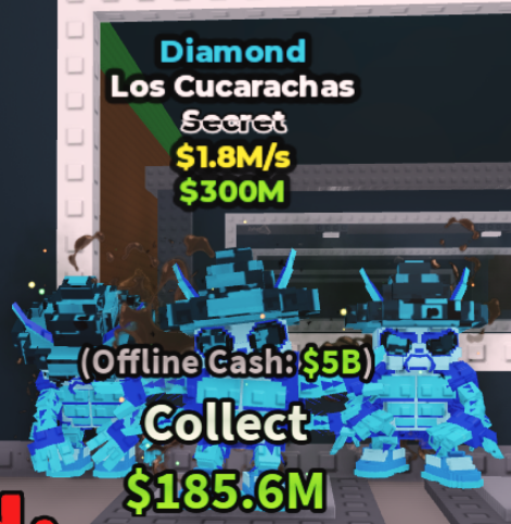 DIAMOND LOS CUCARACHAS 1.8M/S – STEAL A BRAINROT – FAST DELIVERY & TRUSTED #T9WM4K