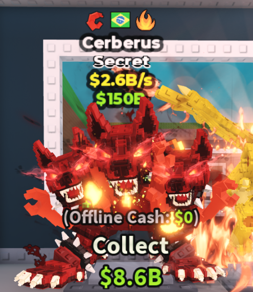 CERBERUS 2.6B/S (CLAW, BRAZIL, FIRE) #V2HR9M