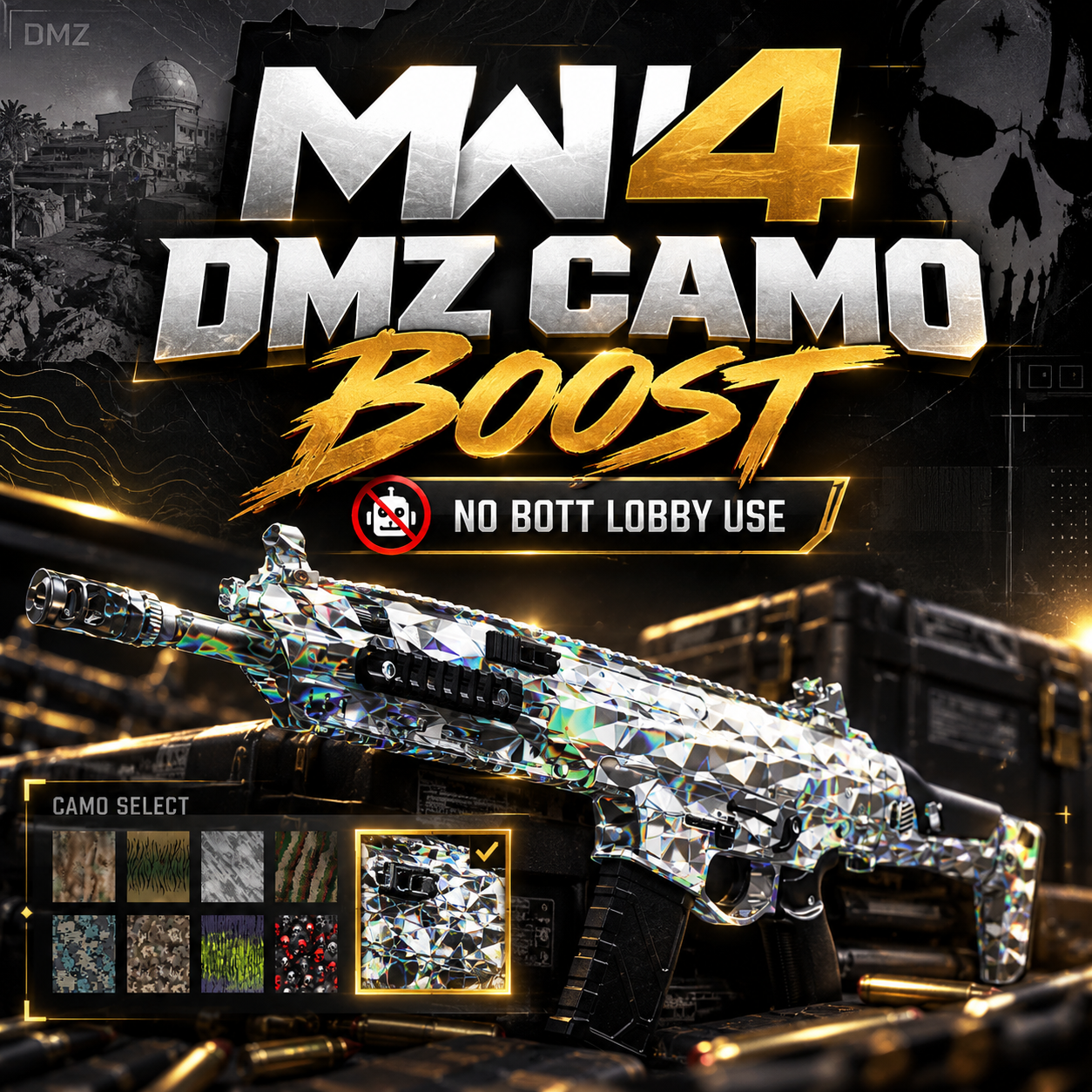 MW4 🔥 Camo Boosting ⭐ 33 Divergence Camos 💎 Legit Gameplay • No Bot Lobbies Used