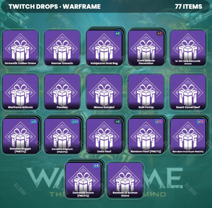Warframe ⭕ 77 Items