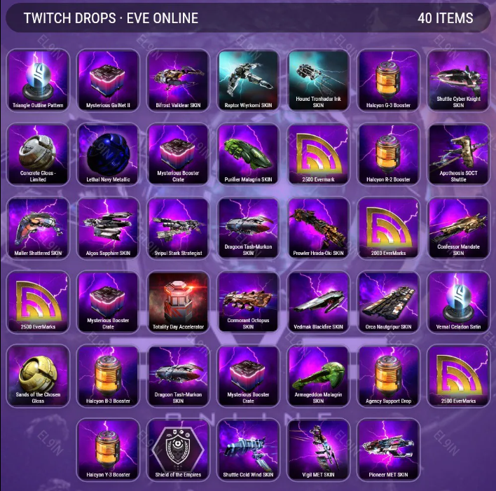 EVE Online 🔷 40 Items