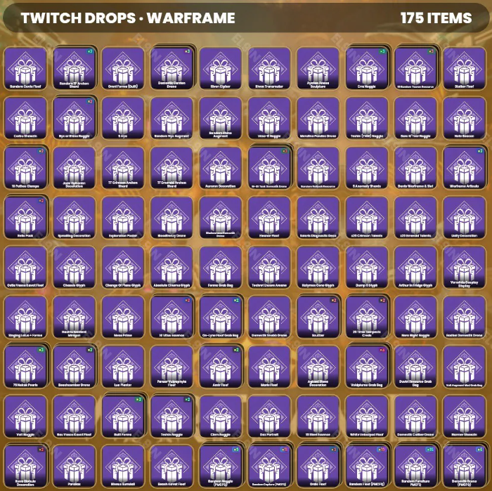 Warframe ⭕ 175 Items