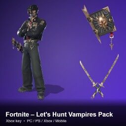 Fortnite Let's Hunt Vampires Quest Pack + up to 1,500 V-Bucks | Xbox Key (South Africa Region) | All Platforms