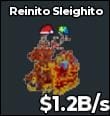 BS16480 reinito sleighto with trait (santa) rare 1.2B/s