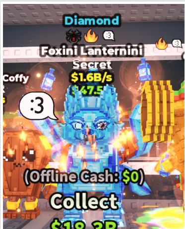 DIAMOND FOXINI LANTERNINI 1.6B/S (SPIDER, FIRE, :3) #K4ZR9N