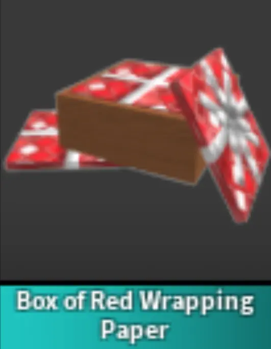 Buy Box of Red Wrapping Paper // MM2 for $4.14 | RBLX Item