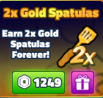 SpongeBob Tower Defense - 2x Gold Spatula