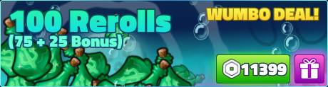 SpongeBob Tower Defense - 100 Trait Rerolls