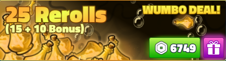 SpongeBob Tower Defense - 25 Gold Trait Rerolls